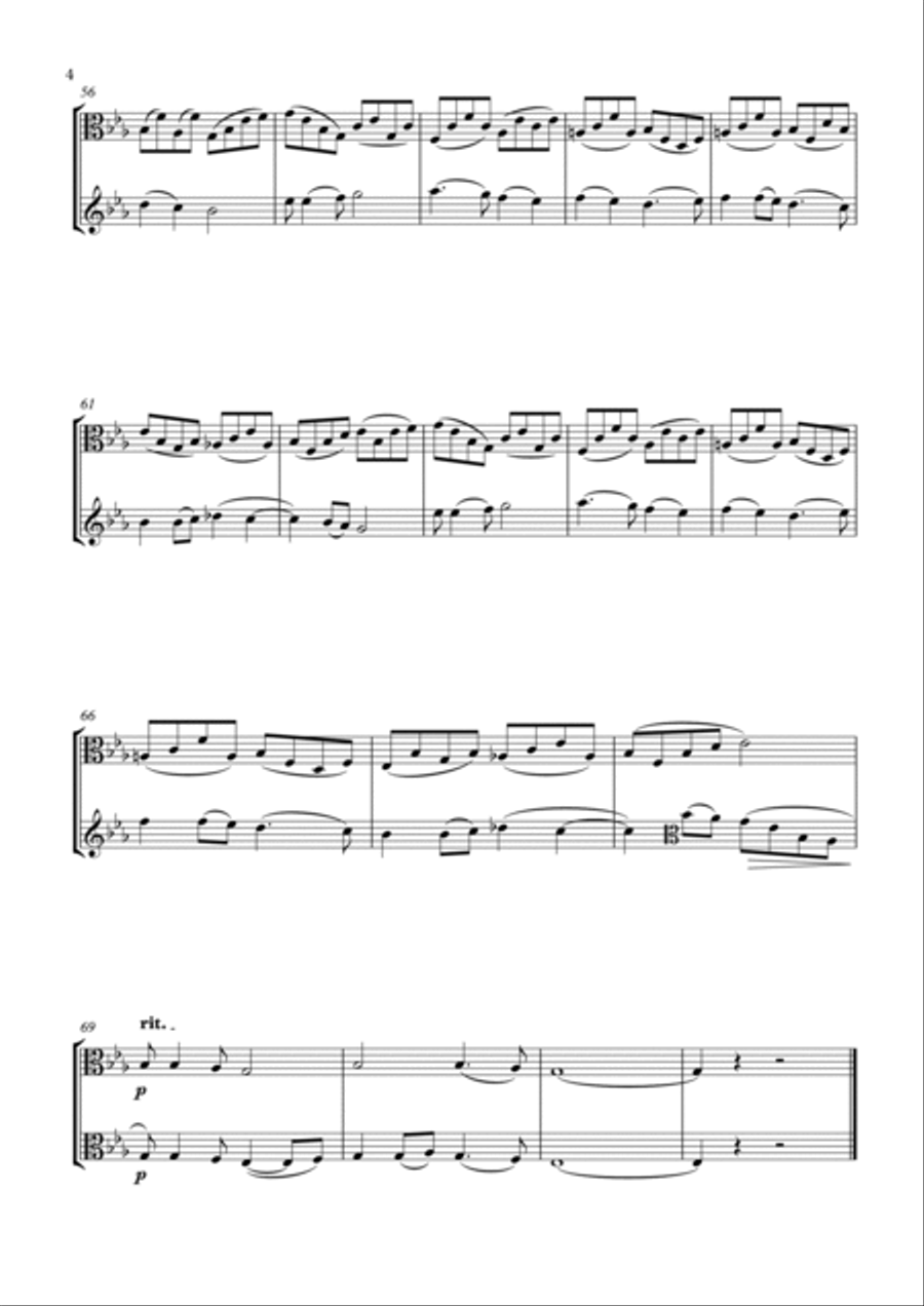 Stade se Cvijece Rosum Kititi String Duet scores gallery preview page 4