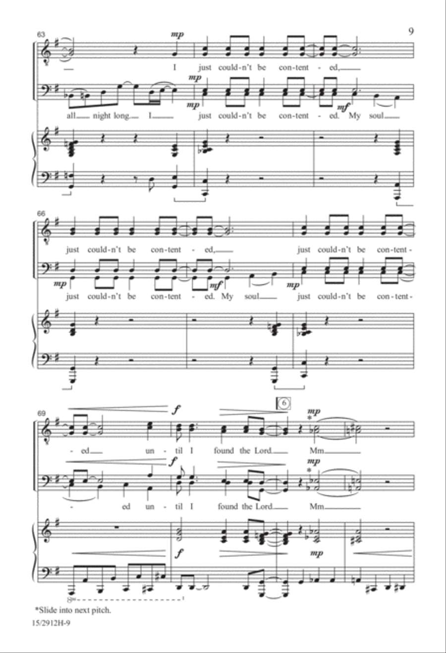 Until I Found the Lord Until I Found the Lord TTBB scores gallery preview page 10