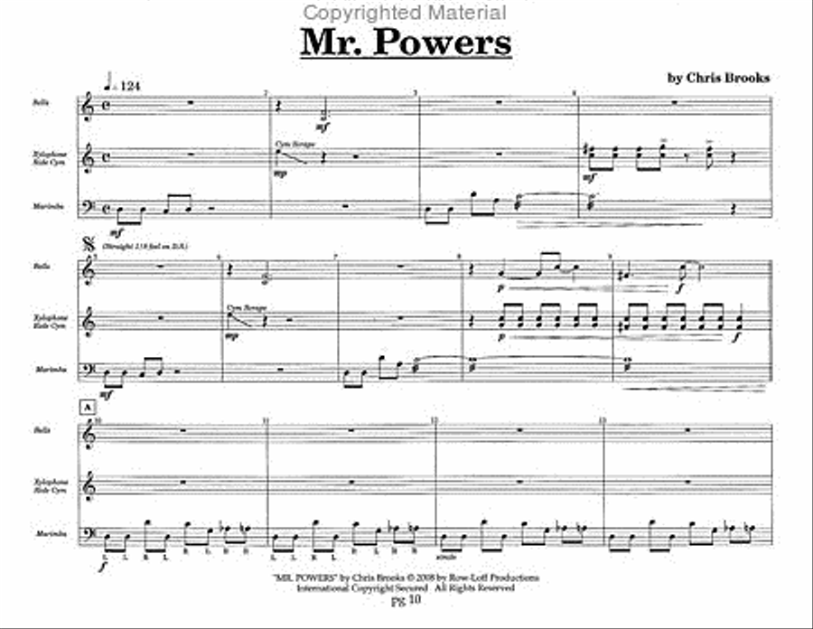 Trisicles - 10 Easy Trios Percussion Ensemble scores gallery preview page 7