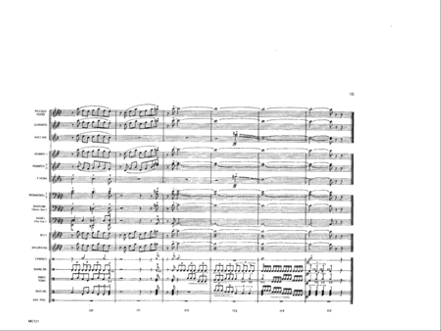 Salute To Glenn Miller Salute To Glenn Miller Marching Band scores gallery preview page 16