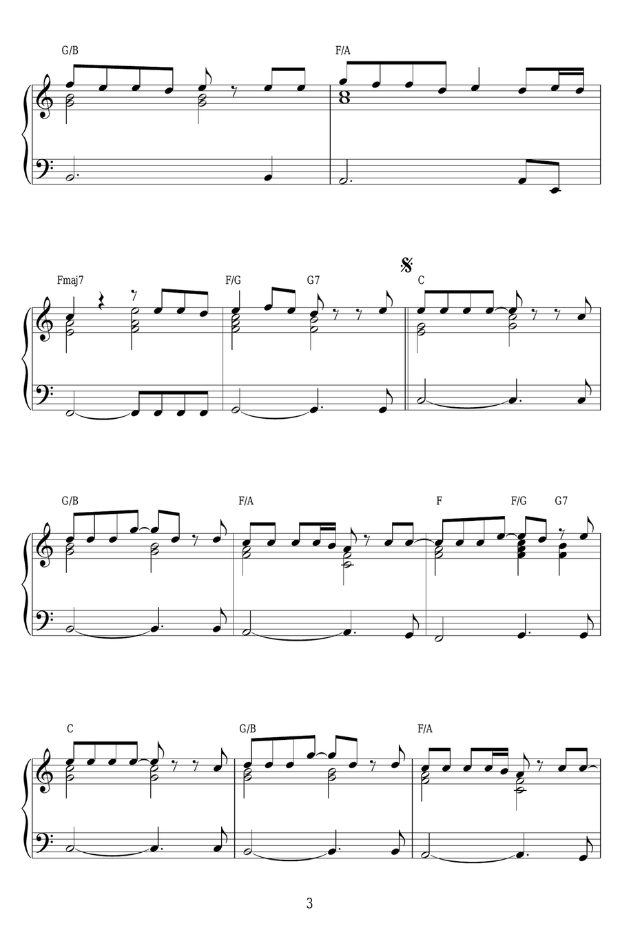 All Out Of Love All Out Of Love Piano Solo scores gallery preview page 3