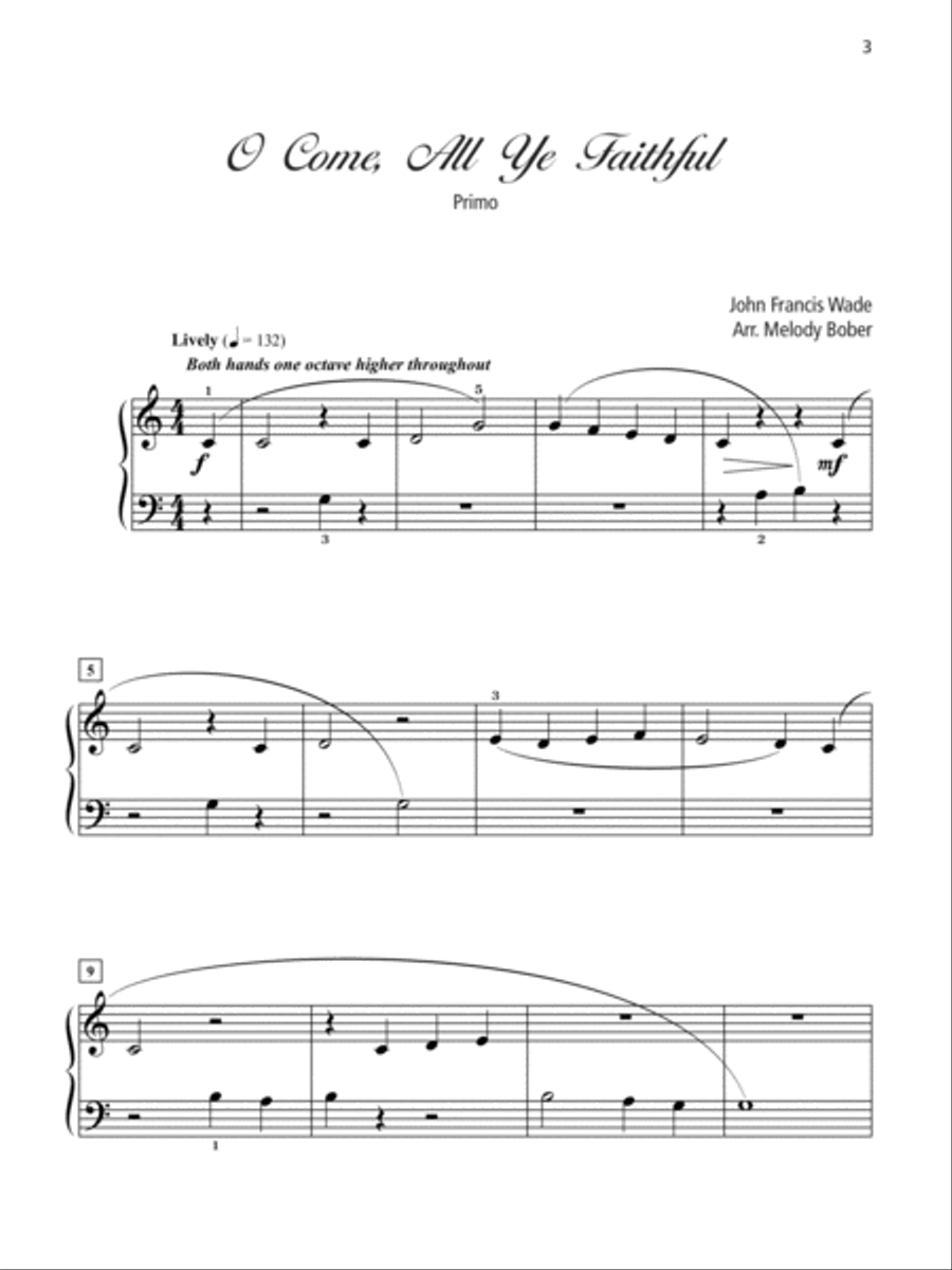 Grand Duets for Christmas 1-3 (Value Pack) Easy Piano scores gallery preview page 9