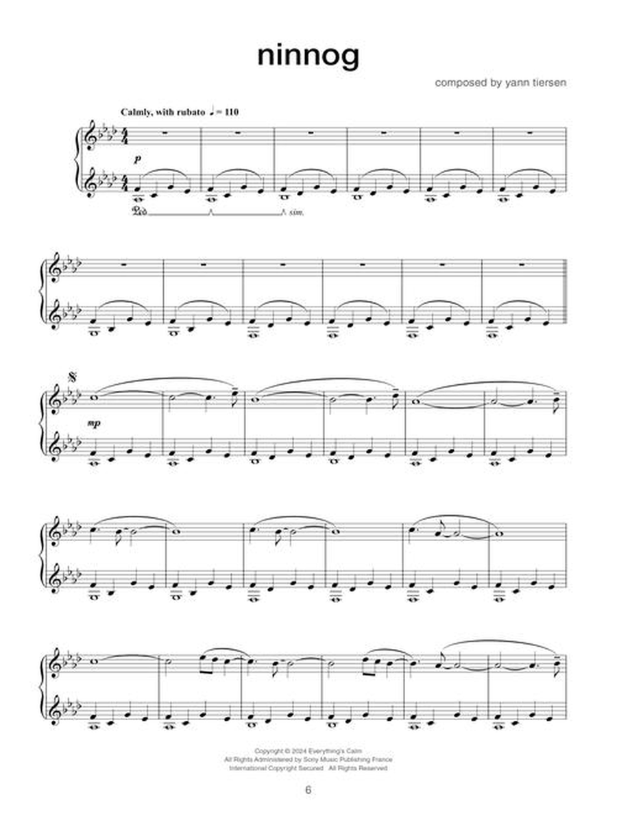 Yann Tiersen - Rathlin from a Distance Piano Solo scores gallery preview page 3