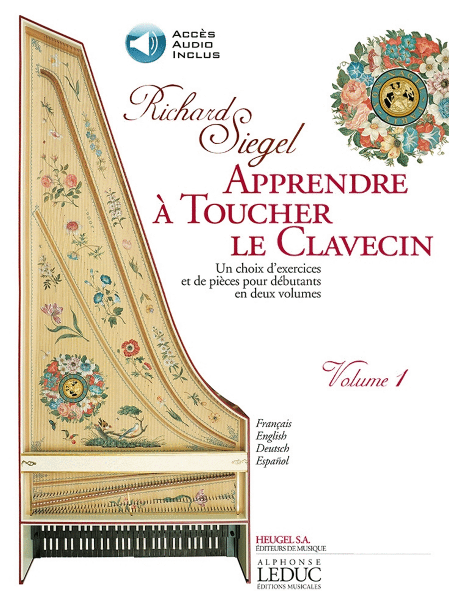 Apprendre A Toucher Le Clavecin (methode) (livre Avec Cd He33875) Exercices E Harpsichord scores gallery preview page 1
