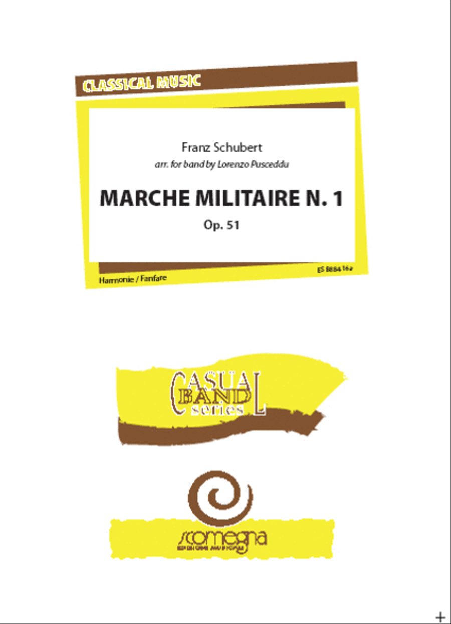Military March N. 1 Concert Band scores gallery preview page 1