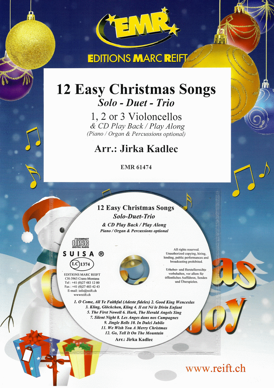 12 Easy Christmas Songs image number null