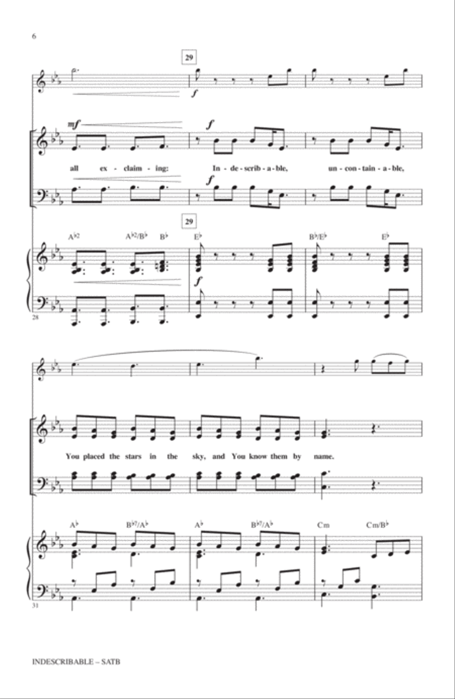 Indescribable Indescribable 4-Part scores gallery preview page 5