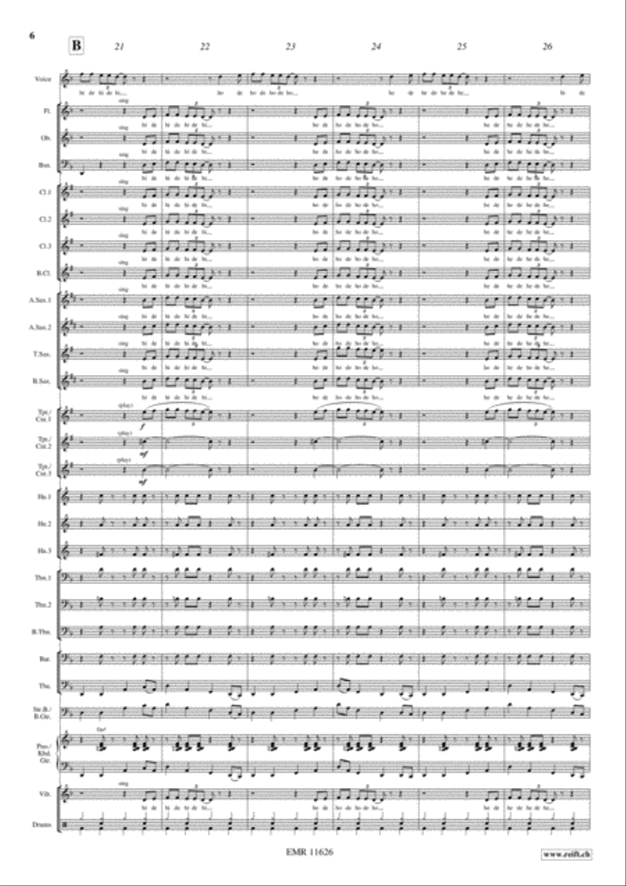 Minnie The Moocher Minnie The Moocher Concert Band scores gallery preview page 7