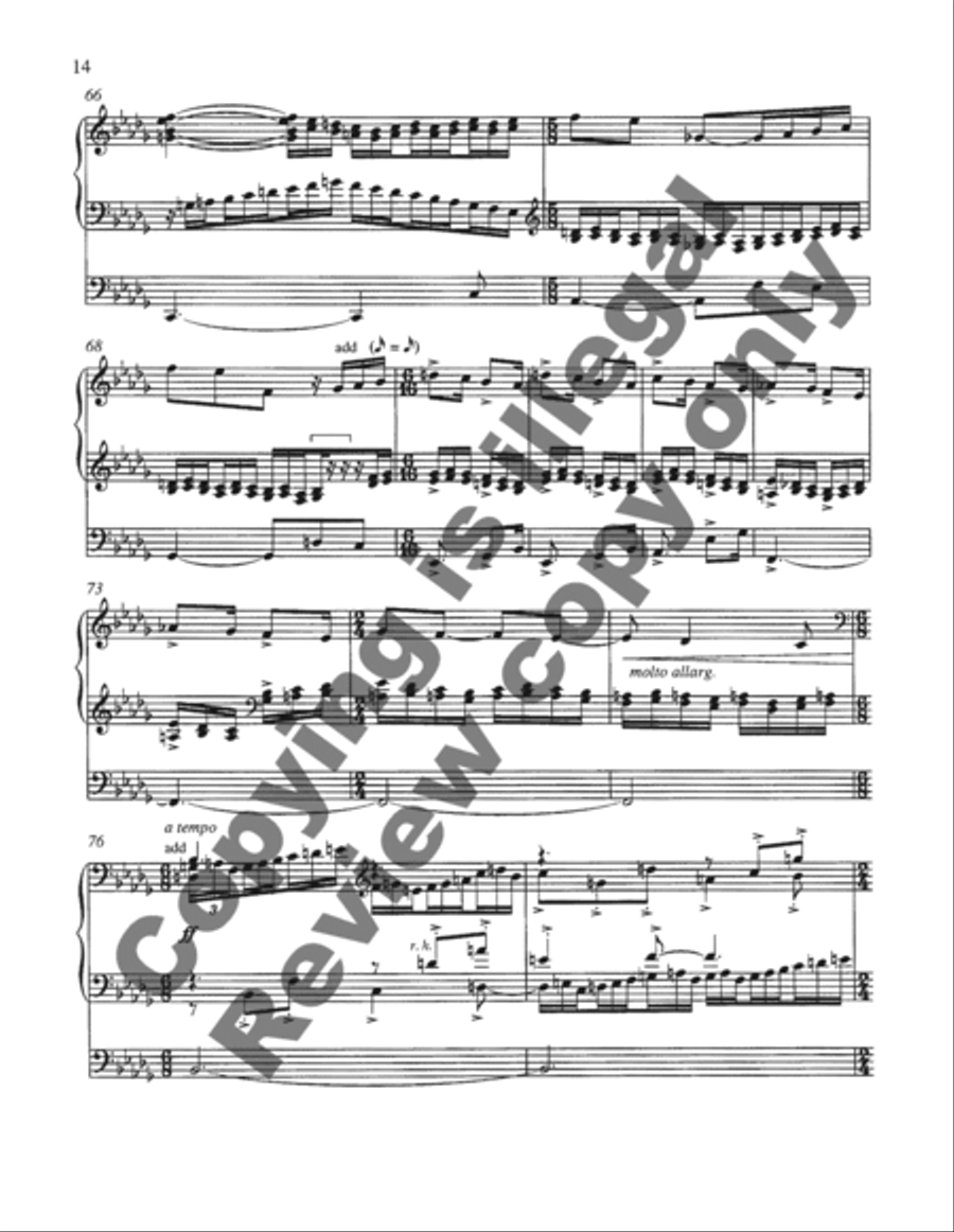 Prelude and Fugue: In Memoriam Nadia Boulanger Organ scores gallery preview page 17