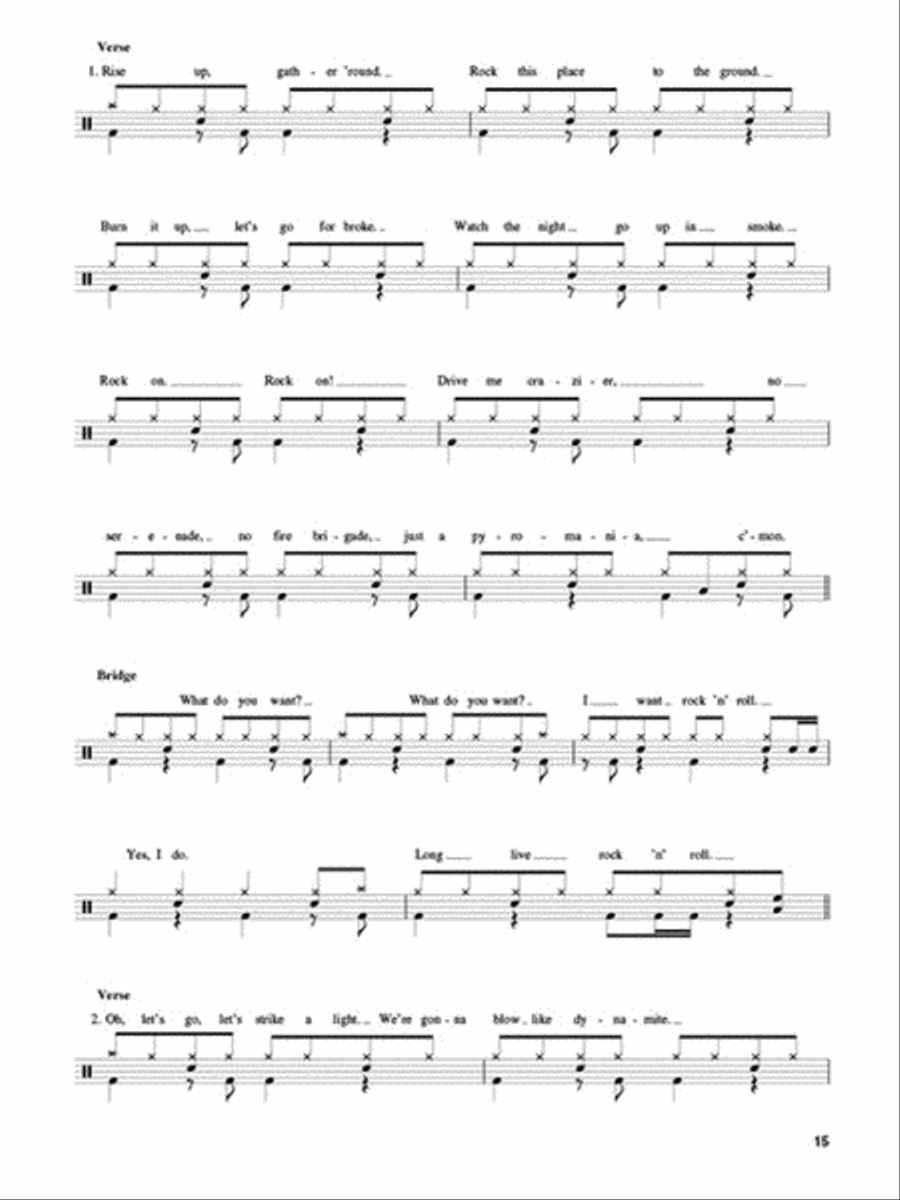 '80s Rock Drums scores gallery preview page 6