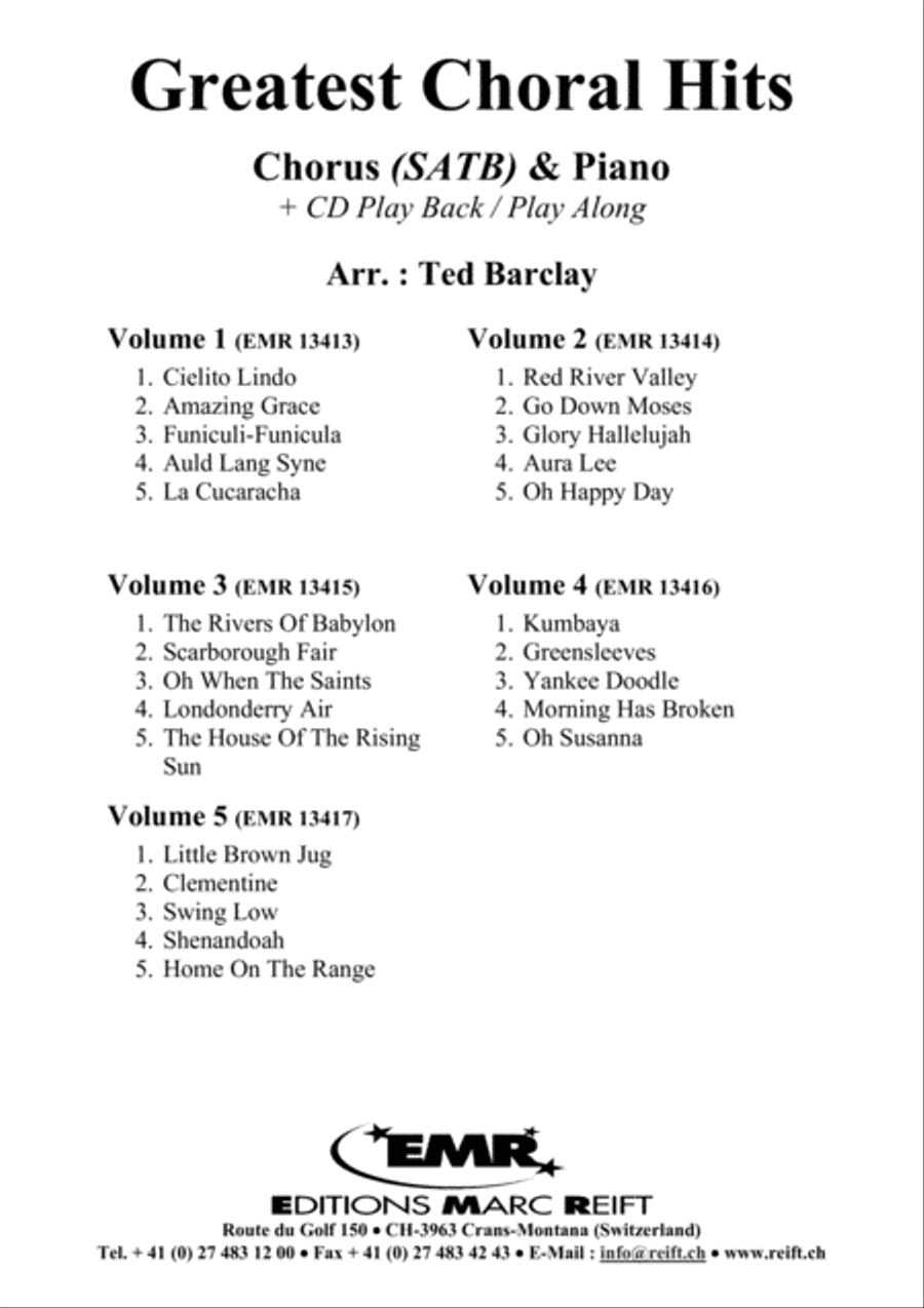 Greatest Choral Hits Volume 5 4-Part scores gallery preview page 3