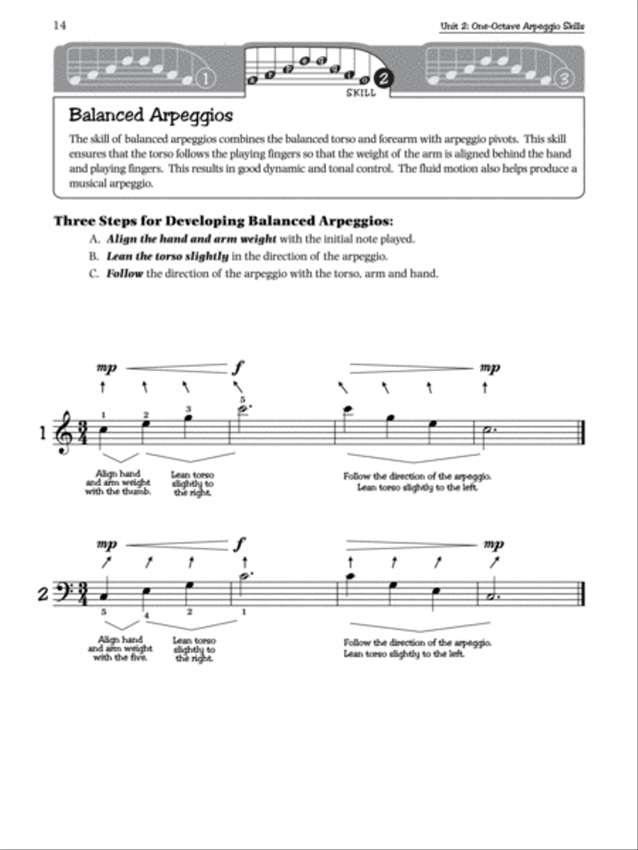 Pathways to Artistry Technique, Book 3 Piano Method scores gallery preview page 2