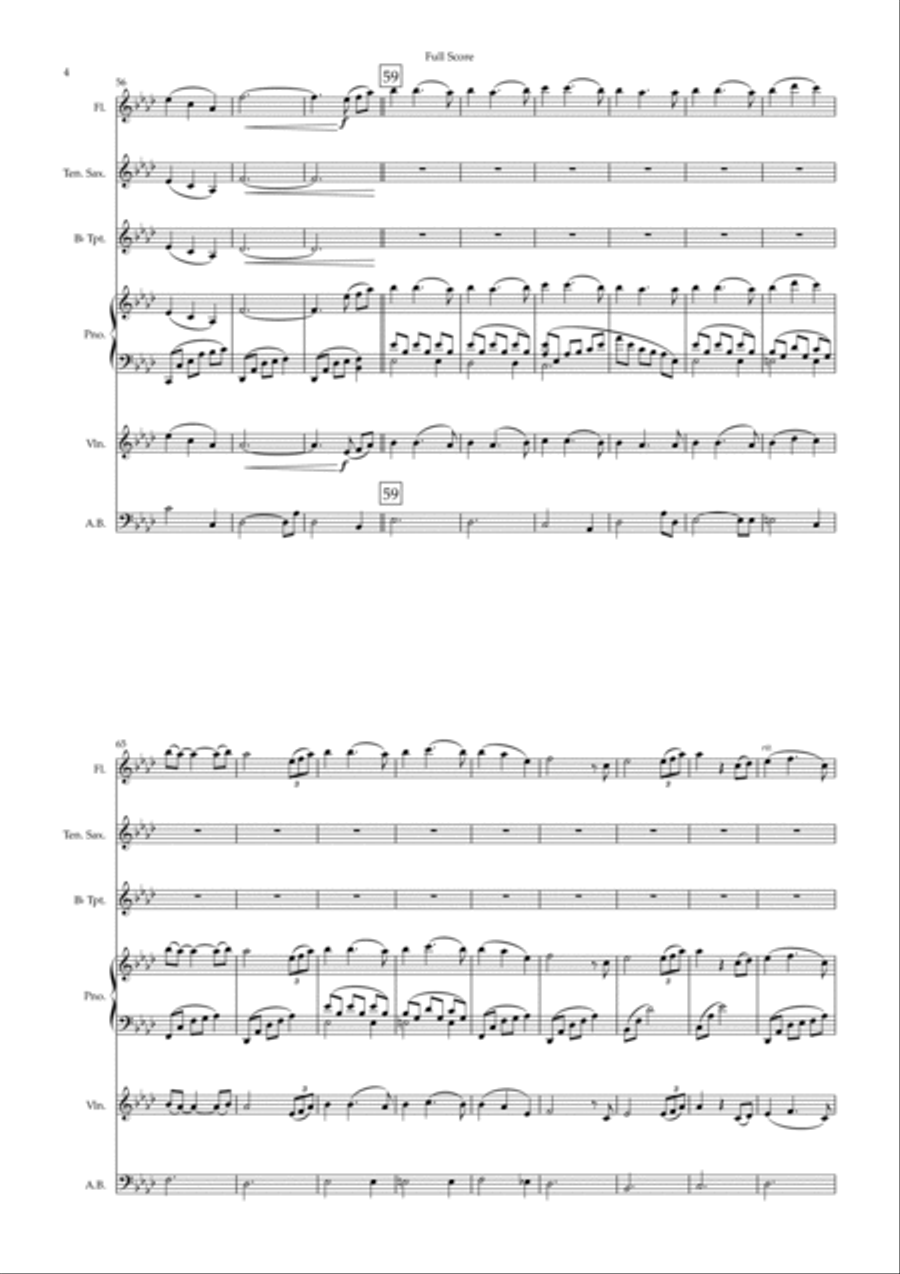 It Is You (i Have Loved) Small Ensemble scores gallery preview page 4