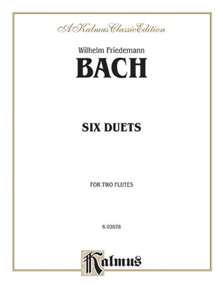 Book cover for Six Duets for Two Flutes