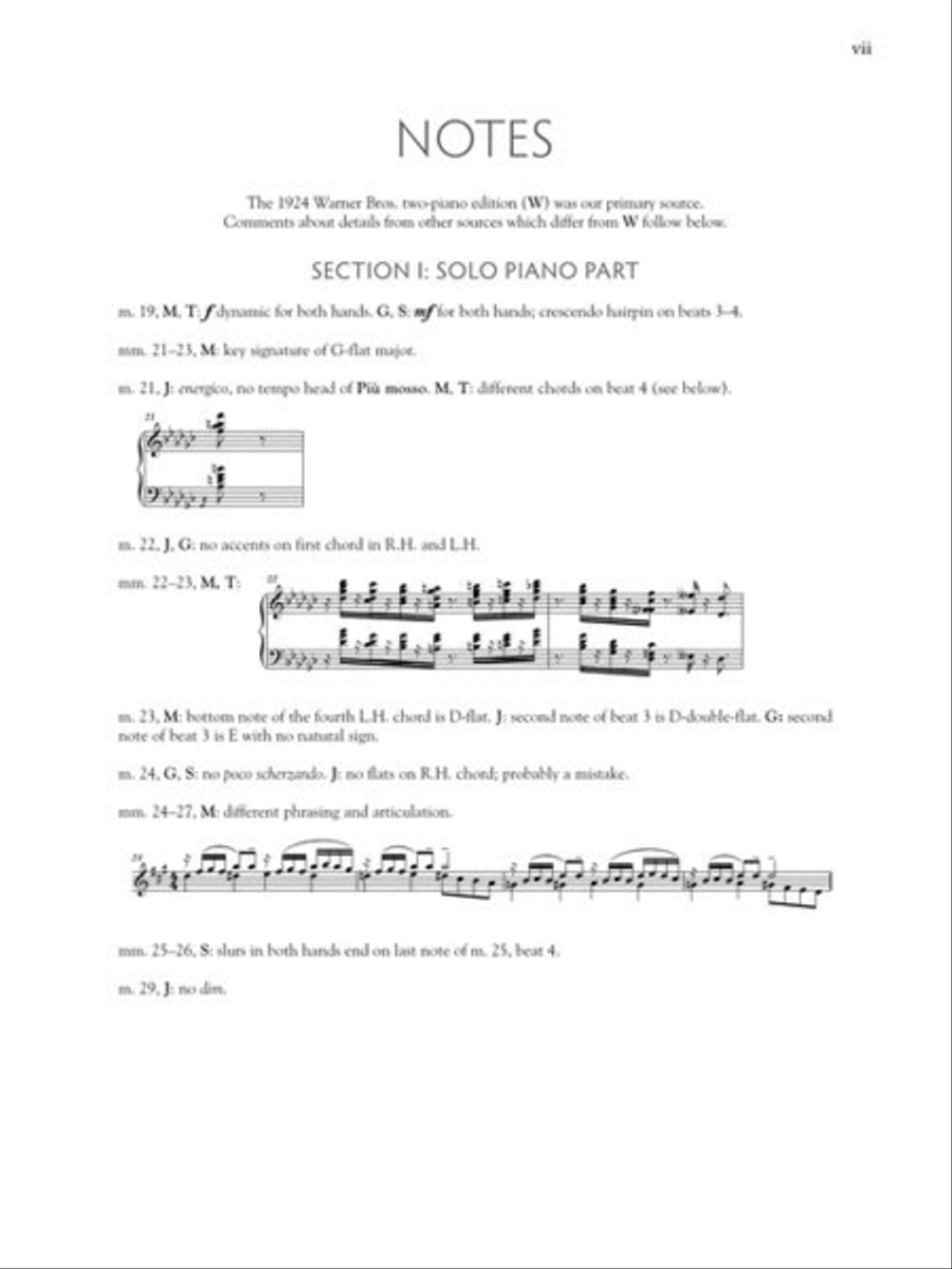 Rhapsody in Blue Piano Duet scores gallery preview page 5