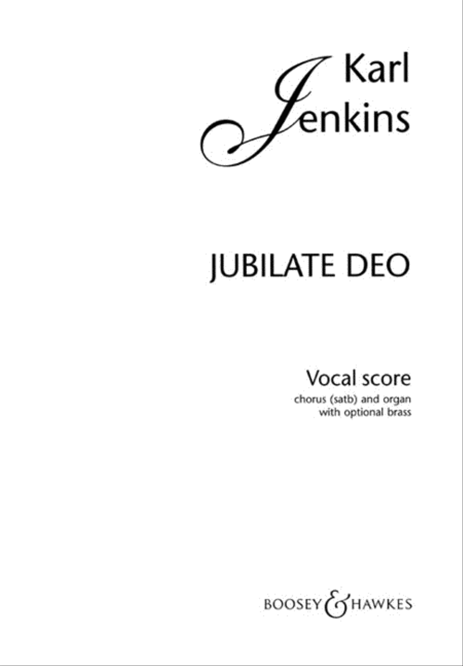 Jubilate Deo Choir scores gallery preview page 1