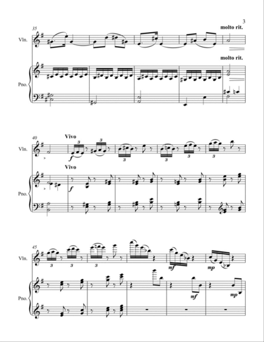 Elves Violin Solo scores gallery preview page 3