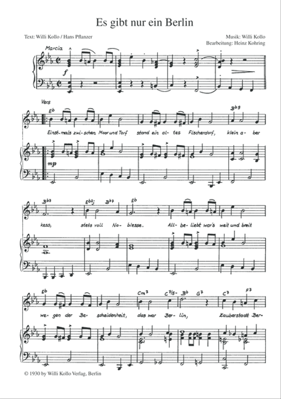 Es gibt nur ein Berlin Es gibt nur ein Berlin Voice scores gallery preview page 3