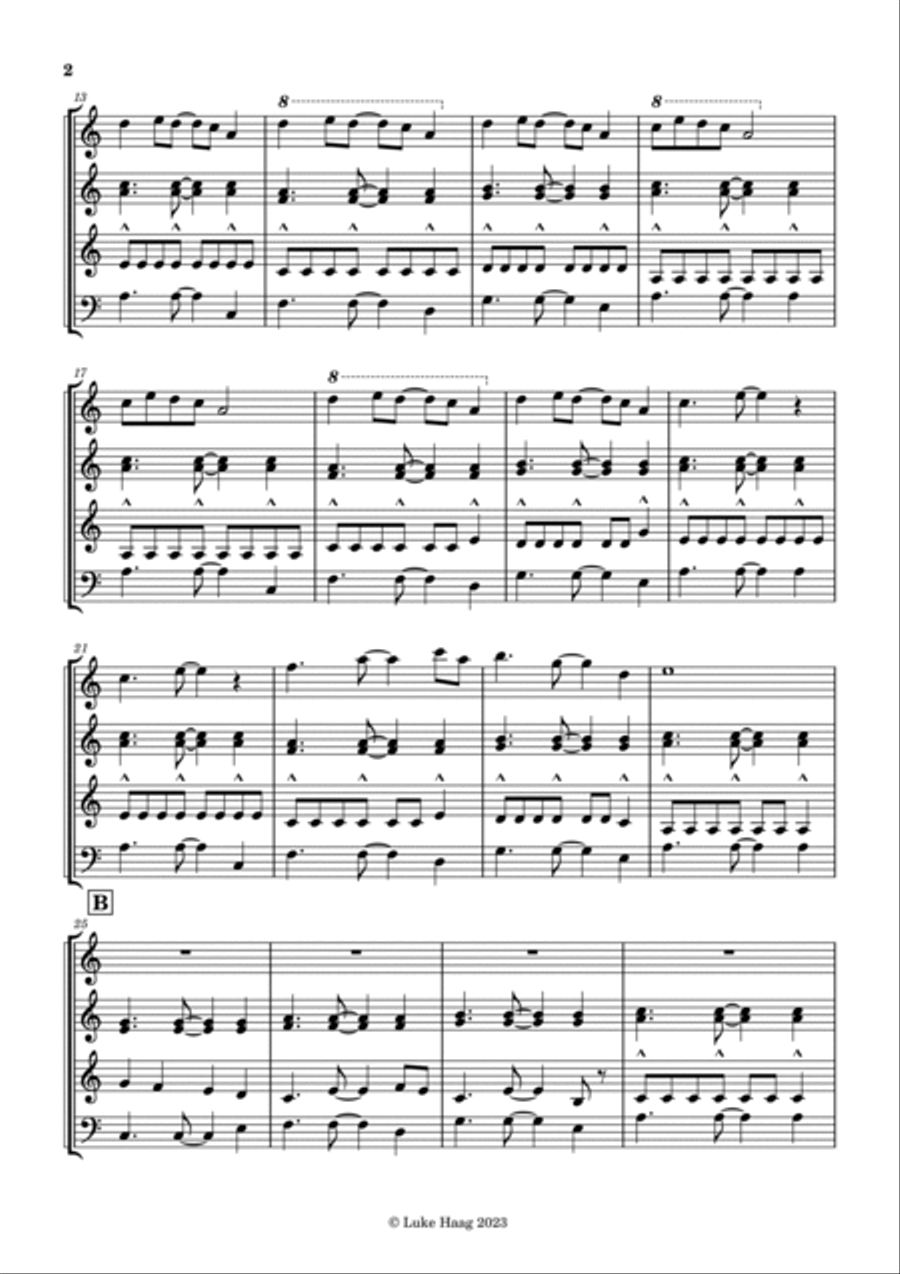 Jive Percussion Ensemble scores gallery preview page 2