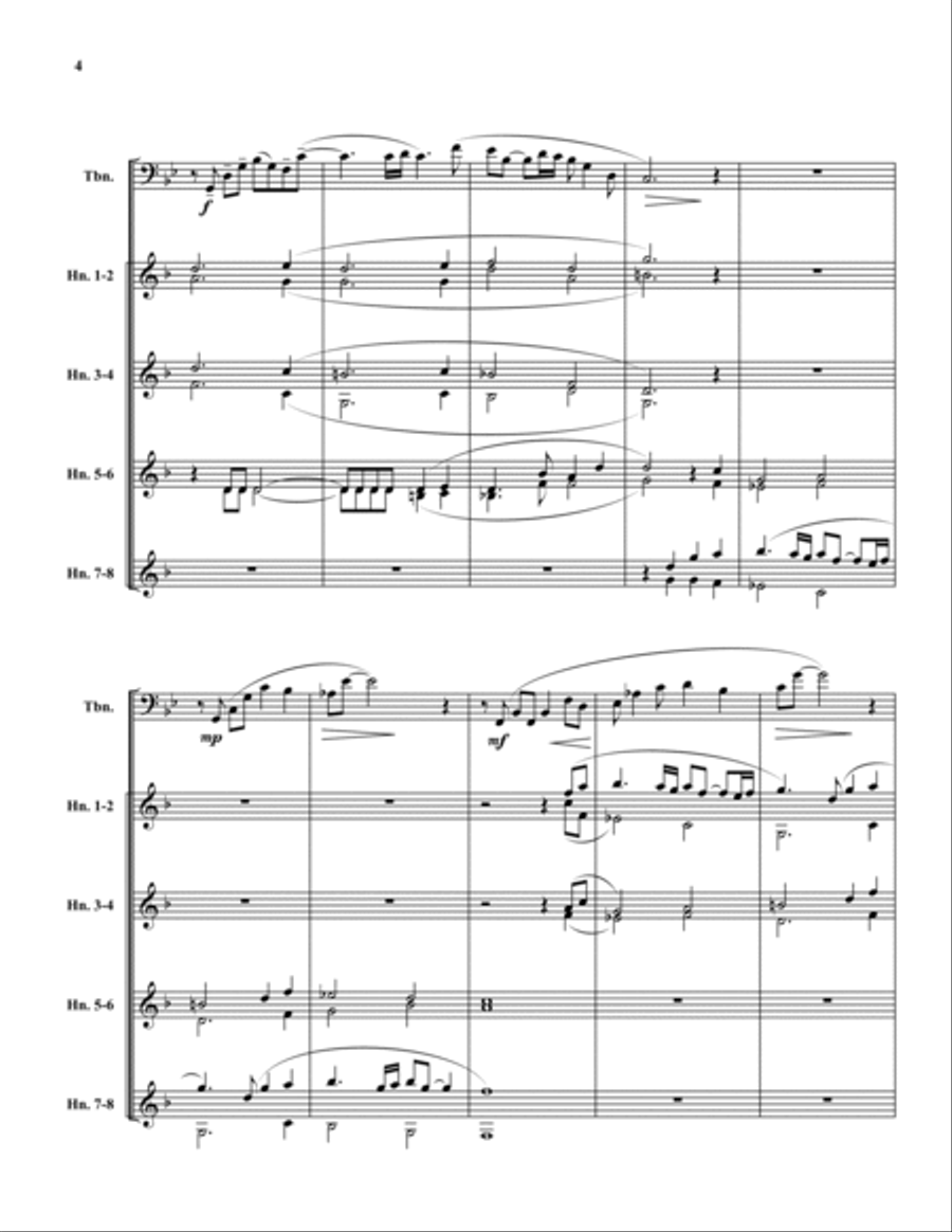 The Hero's Horn Chamber Music scores gallery preview page 4