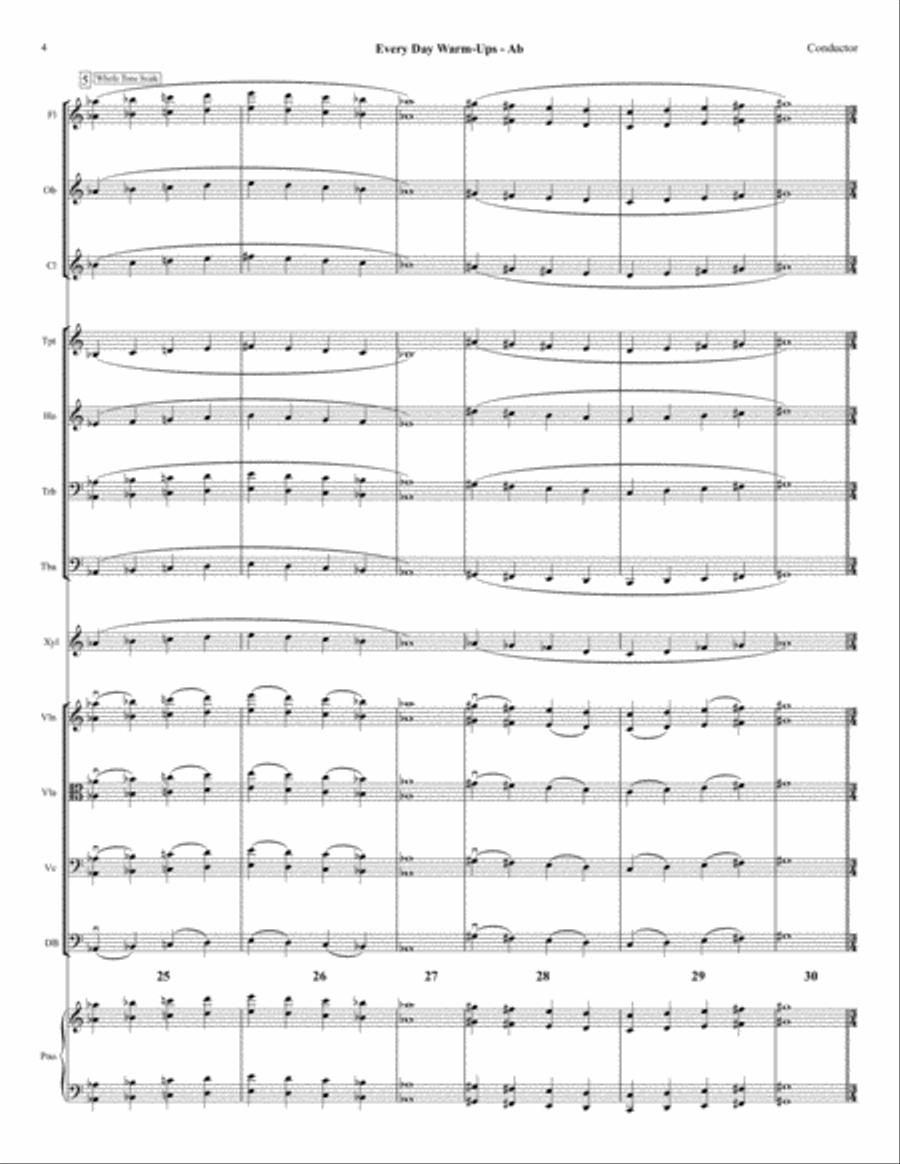 Ab - Every Day Warm-Ups for Full Orchestra Full Orchestra scores gallery preview page 4