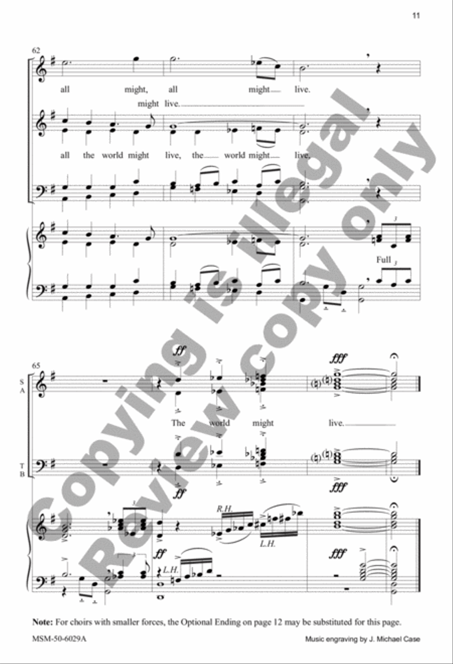 Family Born of Font and Spirit 4-Part scores gallery preview page 11