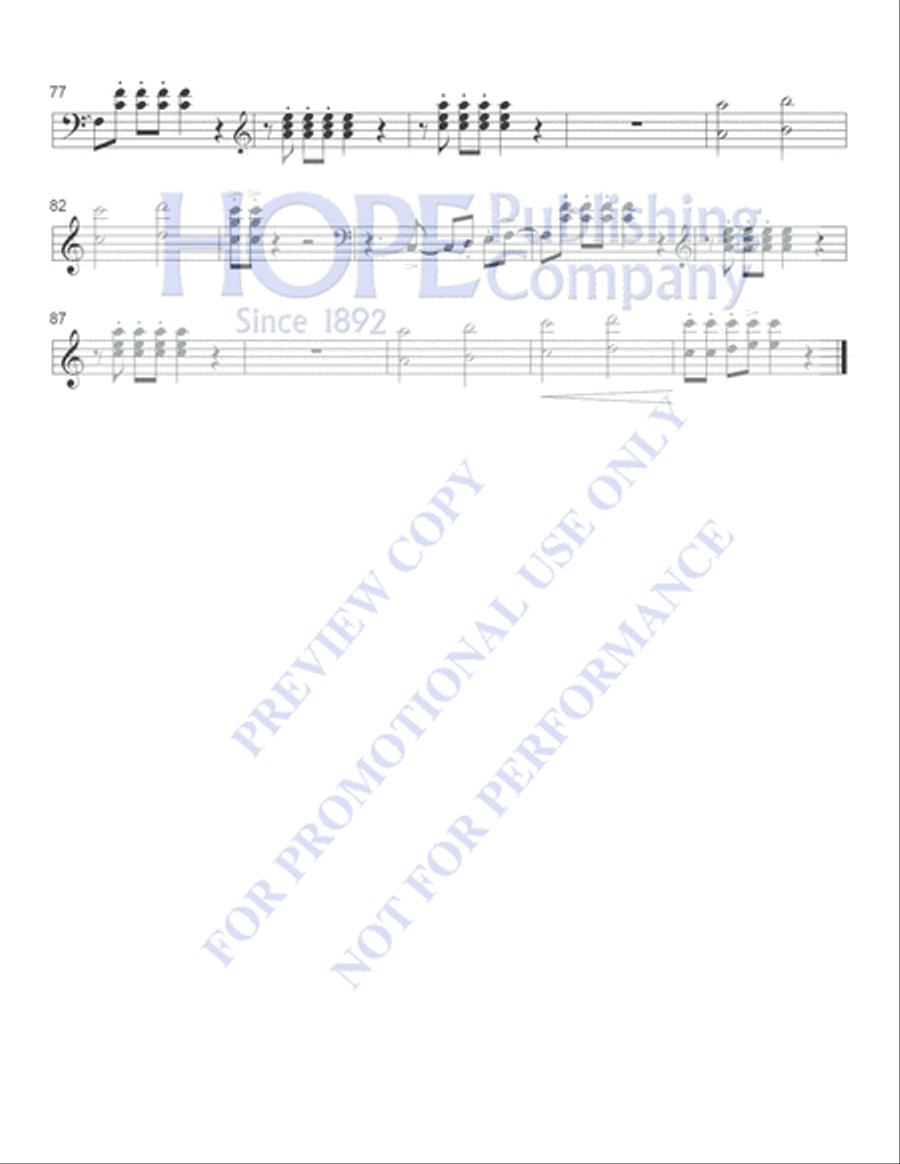 Everlasting God Choir scores gallery preview page 9
