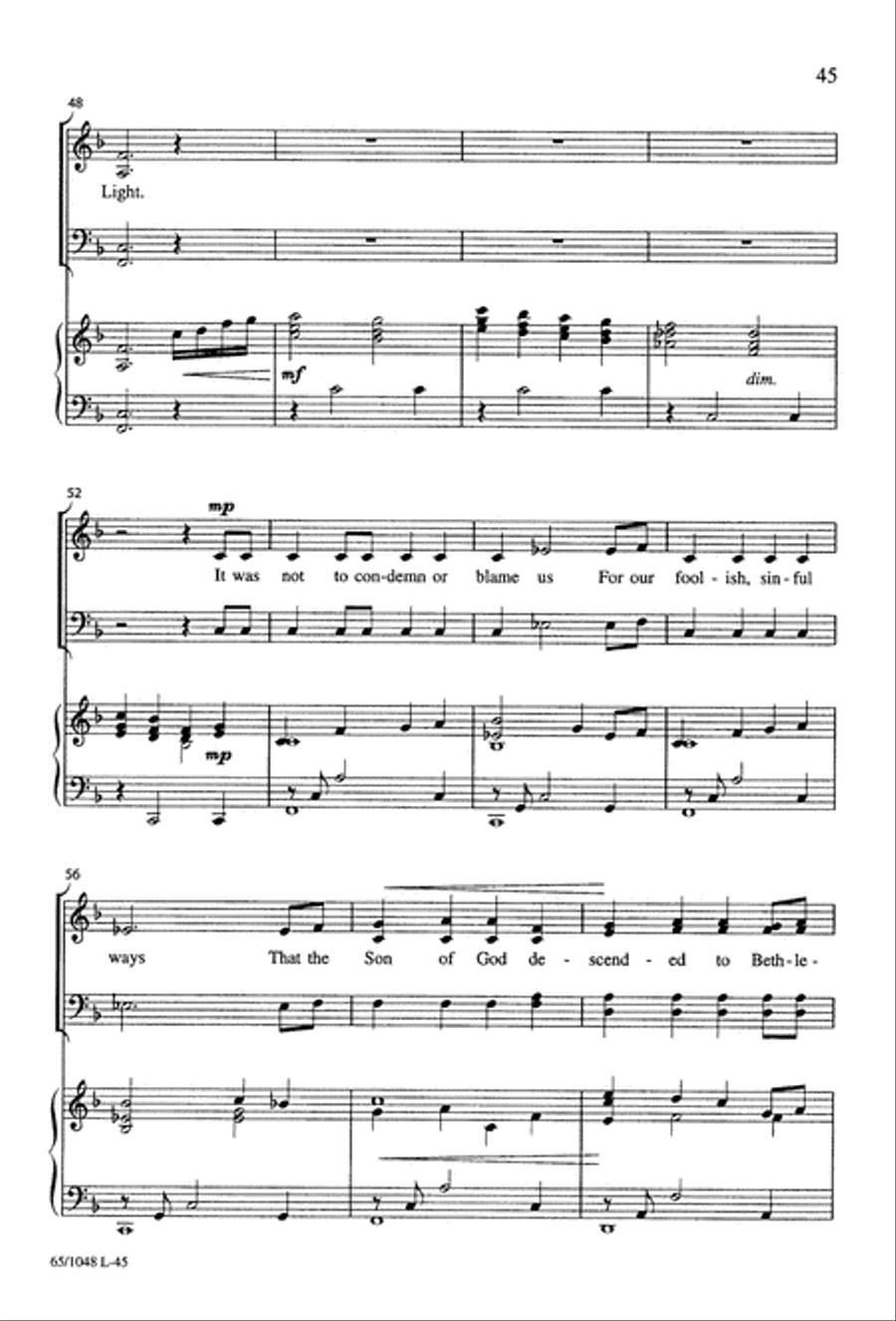 The Light of the World The Light of the World 4-Part scores gallery preview page 47