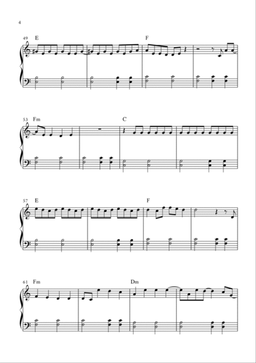 Vampire Easy Piano scores gallery preview page 4