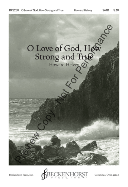 O Love Of God, How Strong and True image number null
