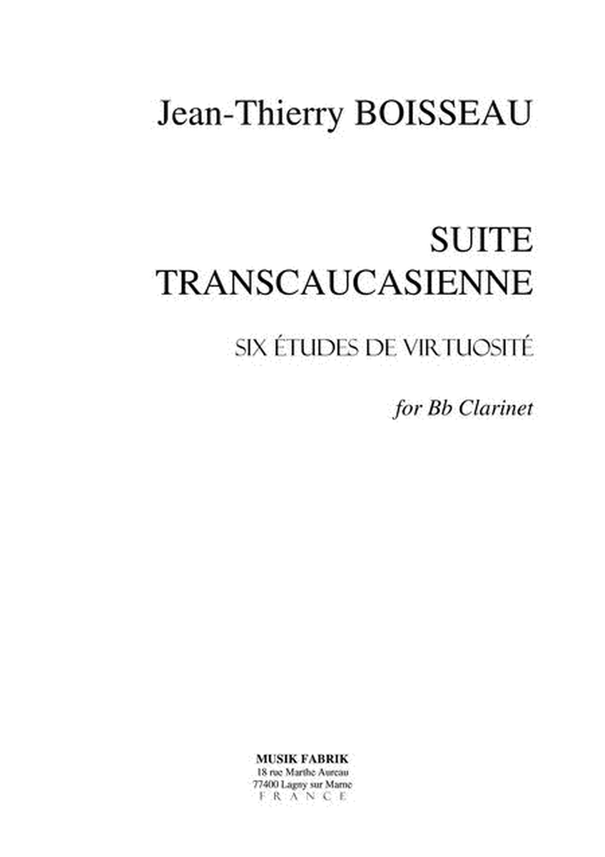 Suite Transcaucasienne(6 etudes)