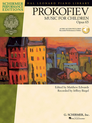 Book cover for Music for Children, Op. 65