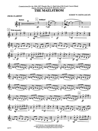 The Maelstrom: 2nd B-flat Clarinet