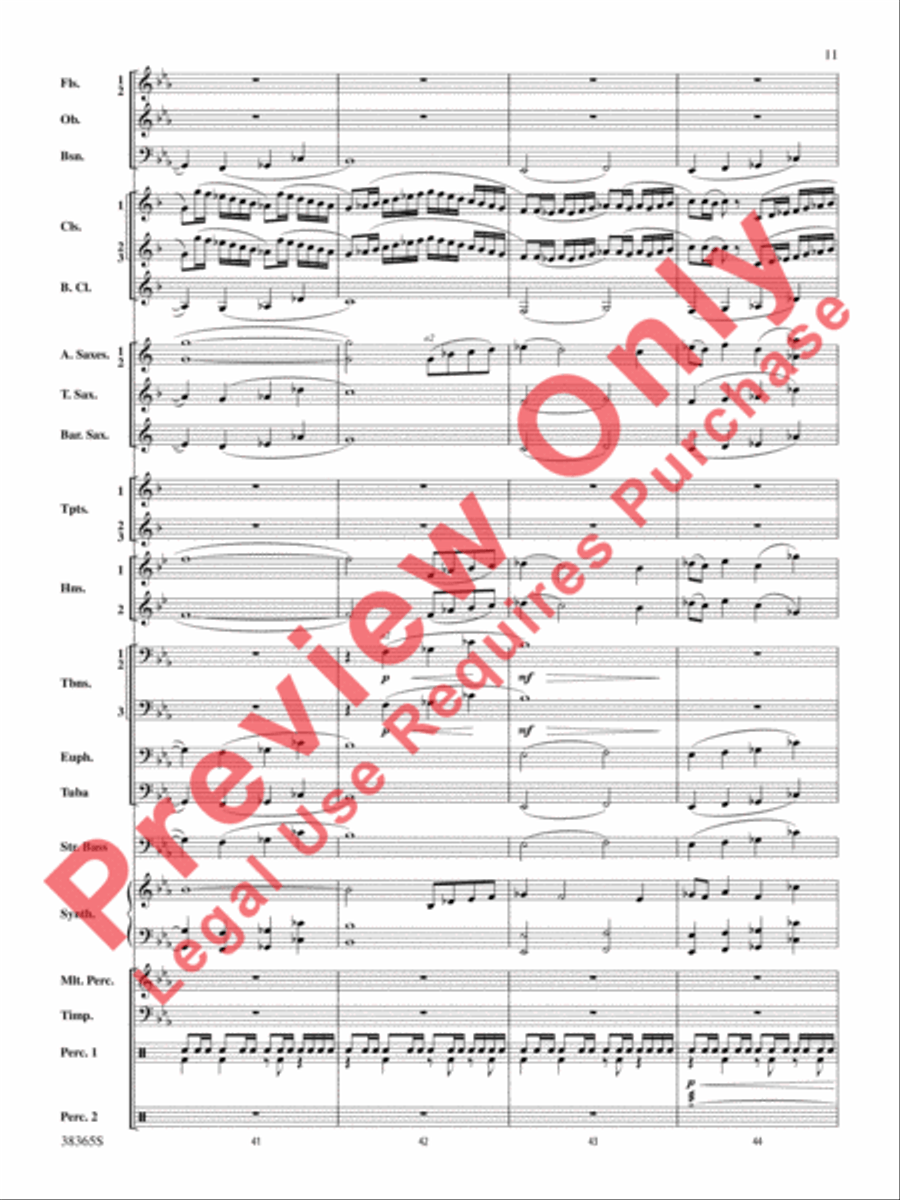 Crossroads to the Future Concert Band scores gallery preview page 12