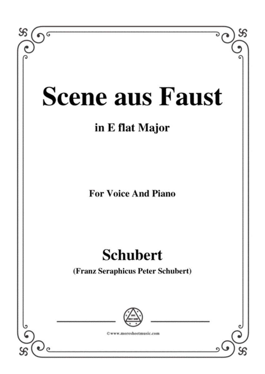 Schubert-Scene aus Faust,in E flat Major,for Voice&Piano image number null