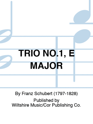 Book cover for TRIO NO.1, E MAJOR
