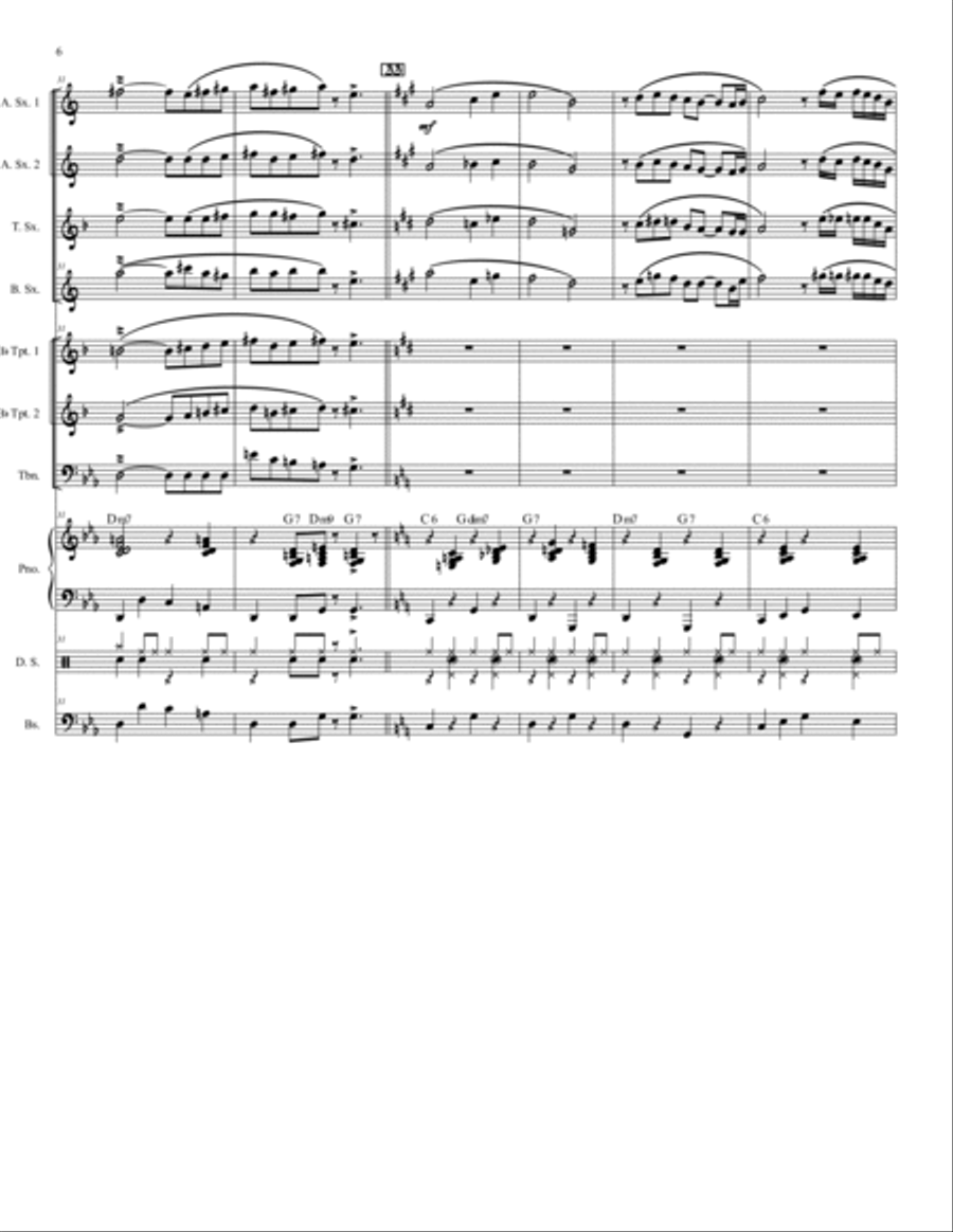 Wonderland By Night Wonderland By Night Jazz Ensemble scores gallery preview page 6