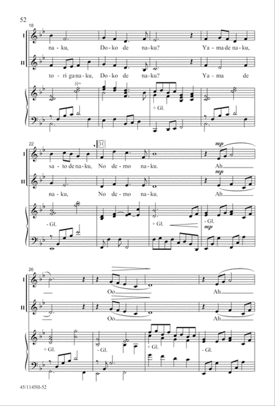 We Sing the World Around 2-Part scores gallery preview page 53