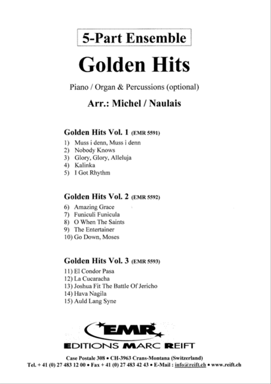 Golden Hits Volume 1 Concert Band scores gallery preview page 8