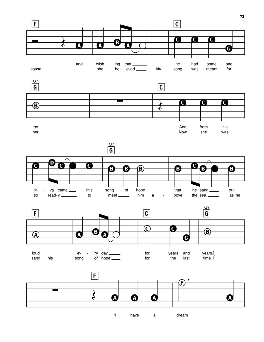 Lava (from Lava) Electronic Keyboard scores gallery preview page 2