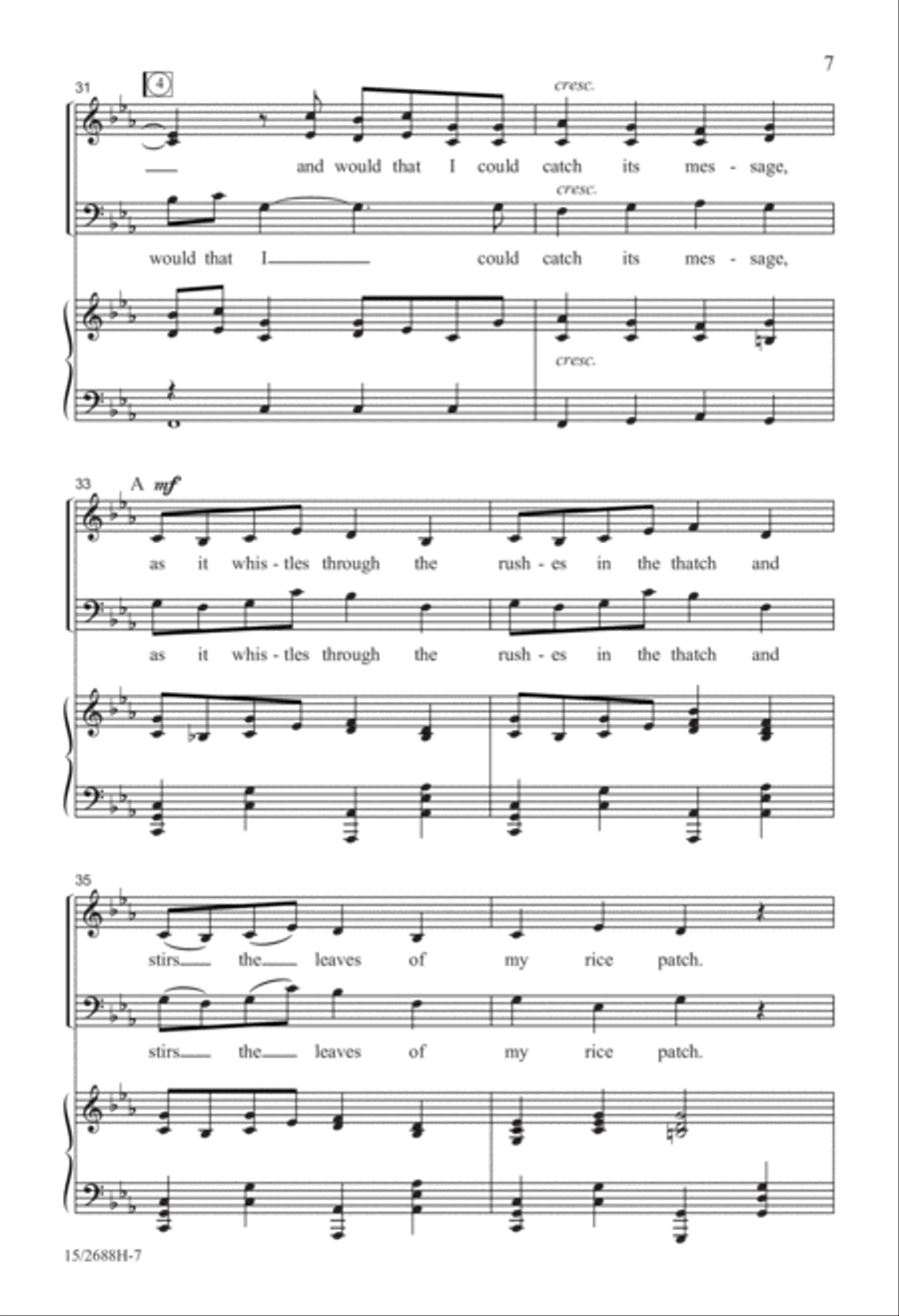 Autumn Night (Yusareba) 3-Part scores gallery preview page 8