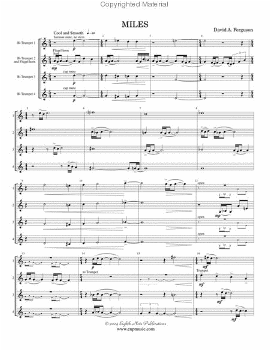 Miles Small Ensemble scores gallery preview page 2
