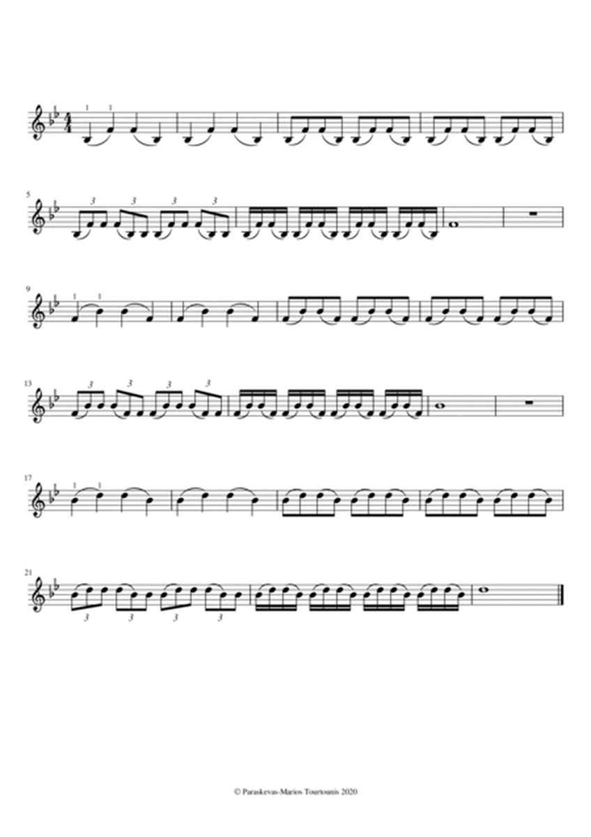 Exercises for trumpeters of the intermediate level