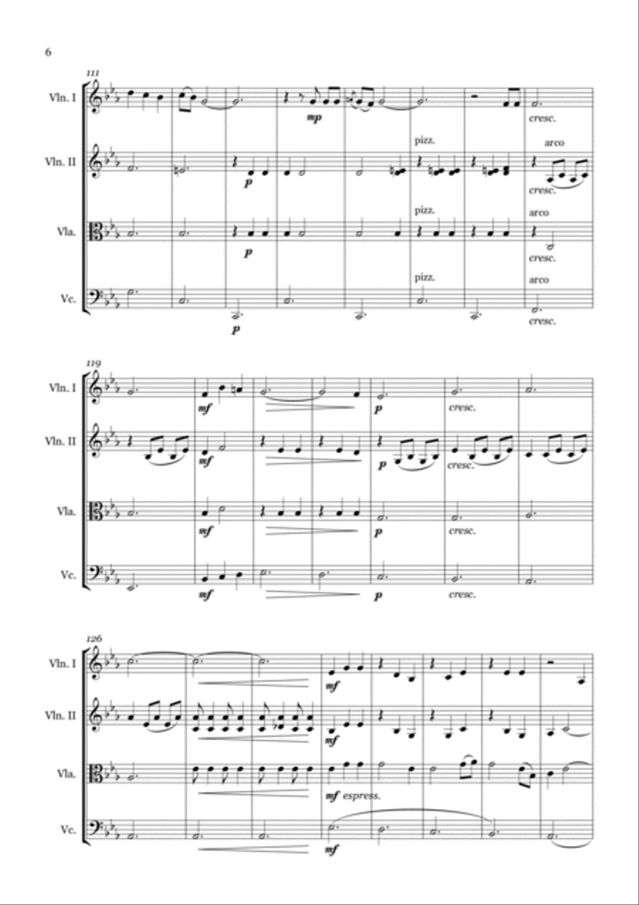 America America String Quartet scores gallery preview page 6