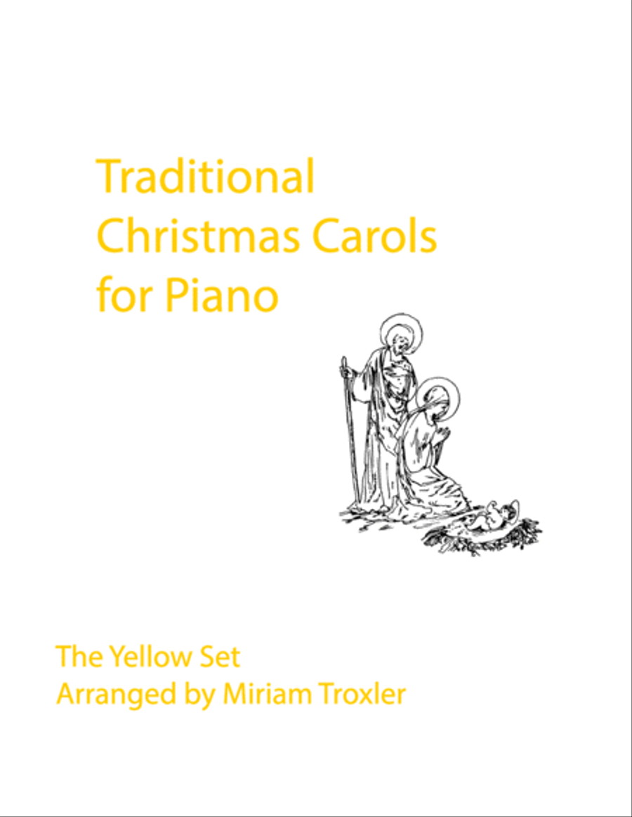 Traditional Christmas Carols for Piano: Yellow Set Piano Solo scores gallery preview page 1