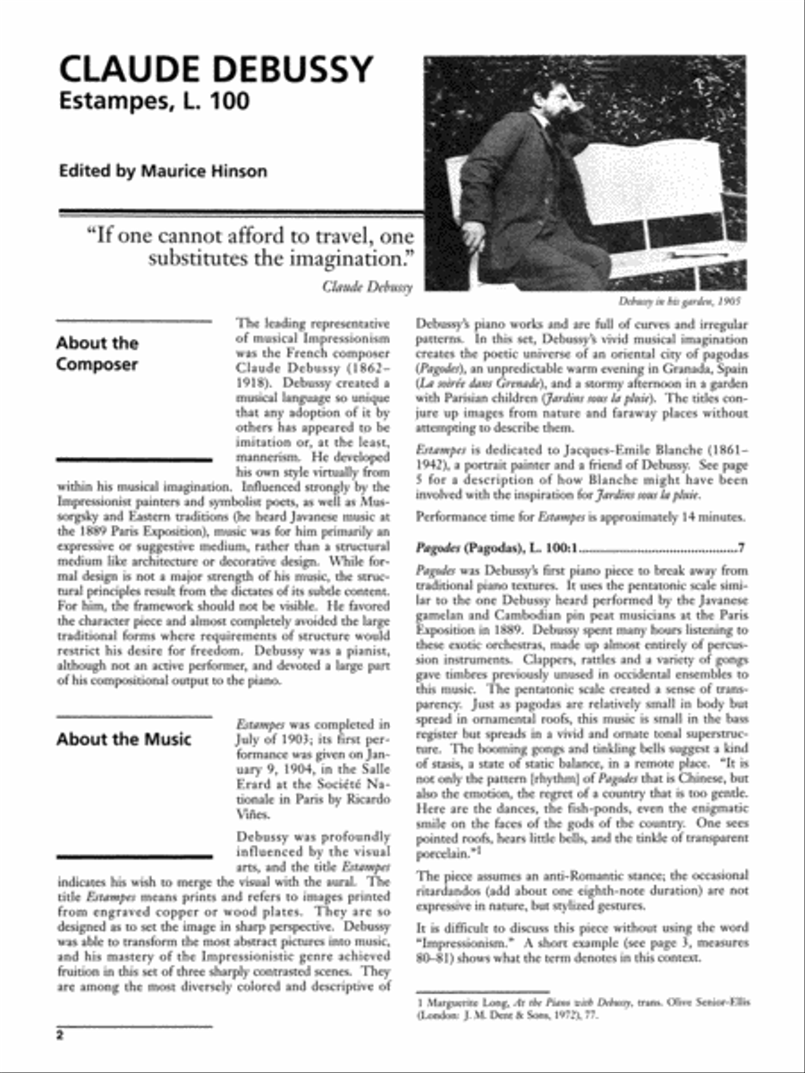 Debussy: Estampes Small Ensemble scores gallery preview page 3