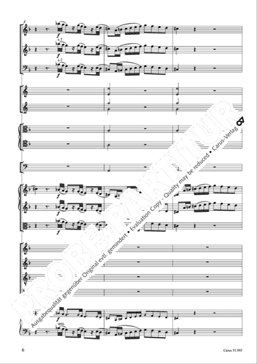 Insanae et vanae curae 4-Part scores gallery preview page 7