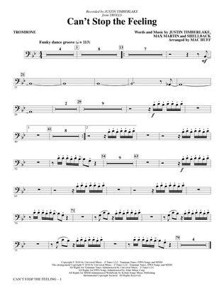 Can't Stop the Feeling (from Trolls) (arr. Mac Huff) - Trombone