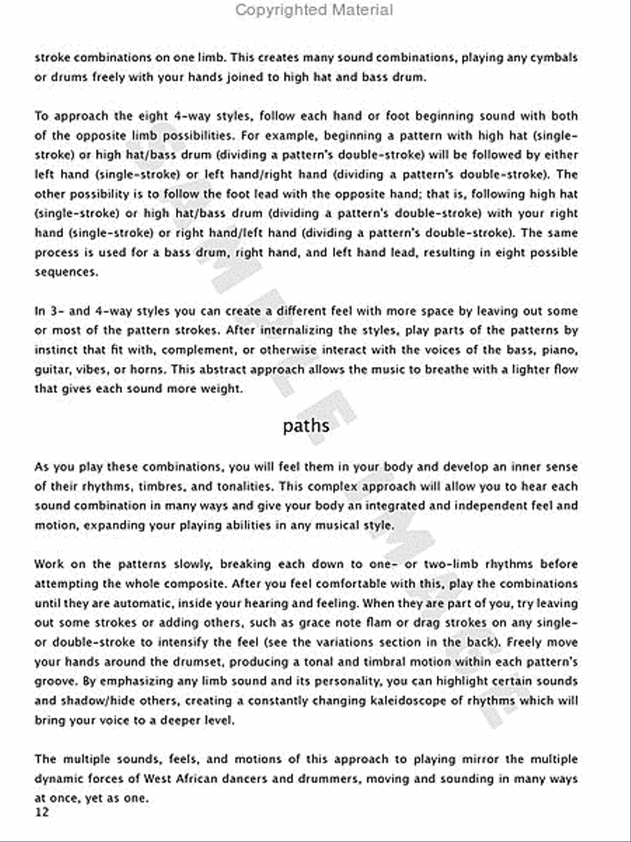 Dancin' on the Time Percussion scores gallery preview page 6