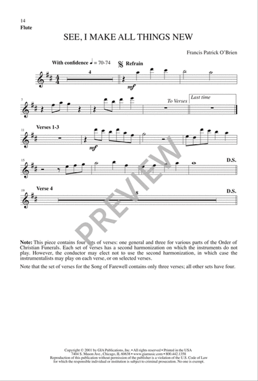 See, I Make All Things New 4-Part scores gallery preview page 14